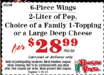 Beggars Pizza: $28.99 Meal Printable Coupon