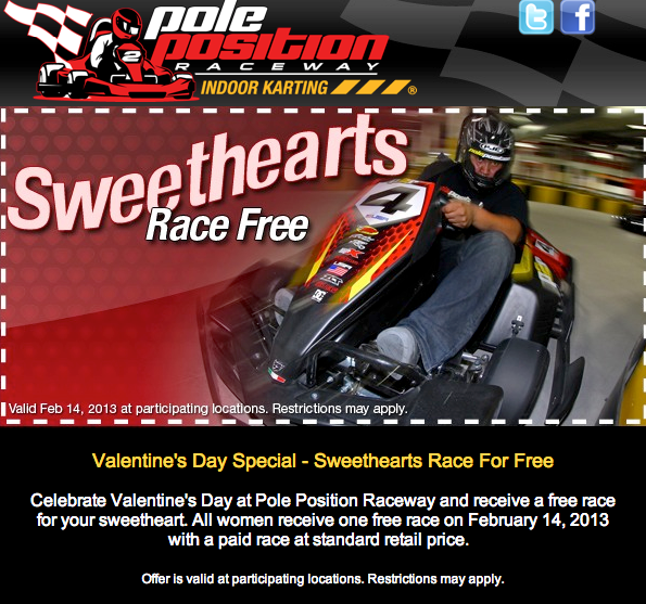 Pole Position Raceway Promo Coupon Codes and Printable Coupons