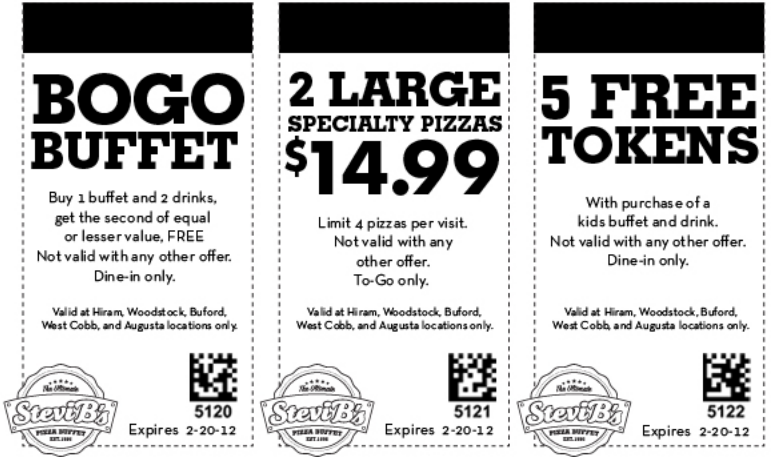 Stevi B's Promo Coupon Codes and Printable Coupons
