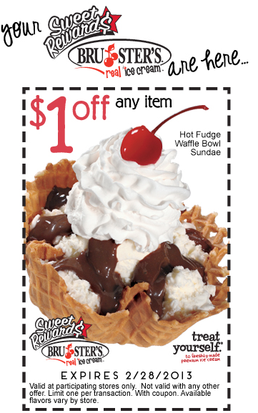 Brusters: $1 off Printable Coupon