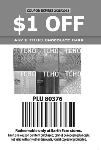 Earth Fare: $1 off TCHO Printable Coupon