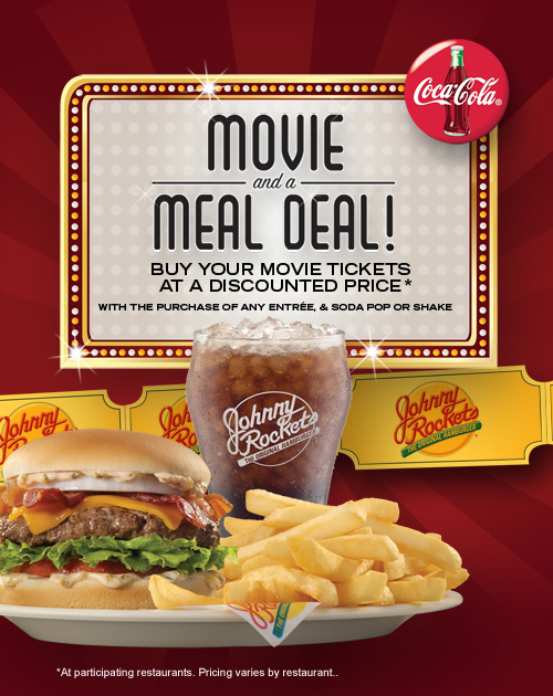 Johnny Rockets: Movie Deal Printable Coupon
