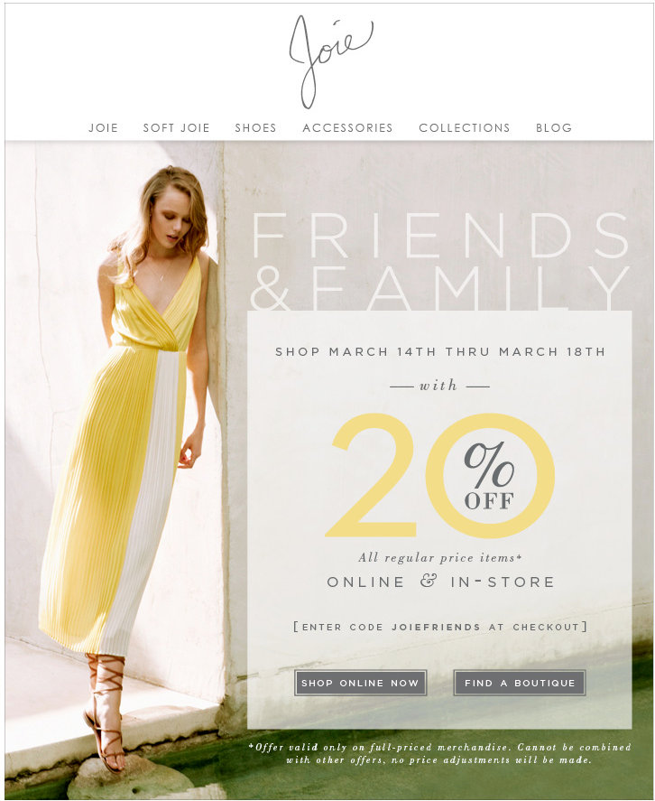 Joie Promo Coupon Codes and Printable Coupons