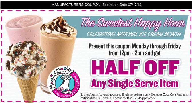 MaggieMoo's Promo Coupon Codes and Printable Coupons
