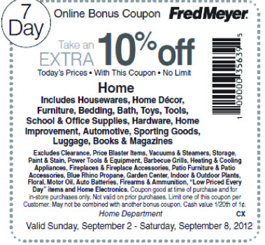 Fred Meyer Promo Coupon Codes and Printable Coupons