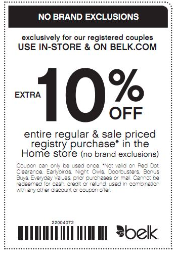 Belk.com Promo Coupon Codes and Printable Coupons