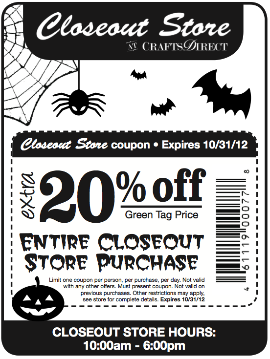 Crafts Direct: 20% off Printable Coupon