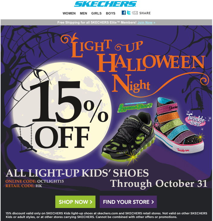skechers: 15% off Printable Coupon