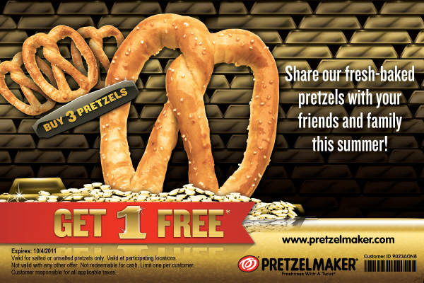 PretzelMaker Promo Coupon Codes and Printable Coupons