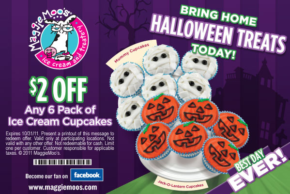 Maggie Moos: $2 off Cupcakes Printable Coupon