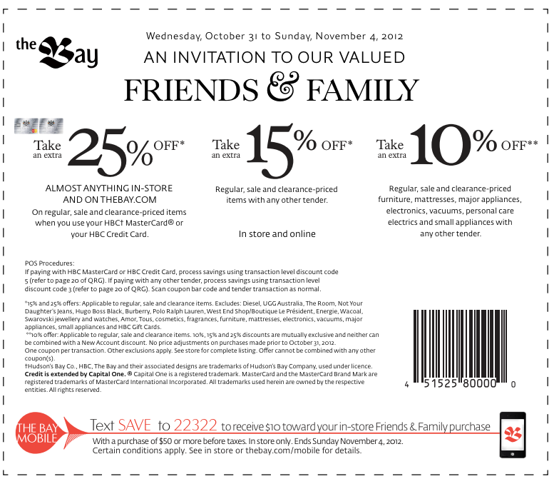 The Bay Promo Coupon Codes and Printable Coupons
