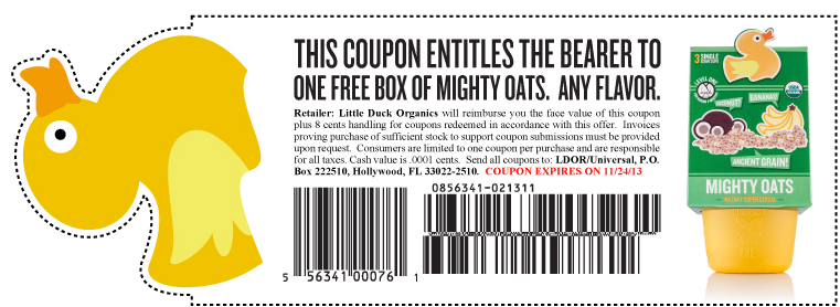 Whole Foods Market: Free Mighty Oats Printable Coupon
