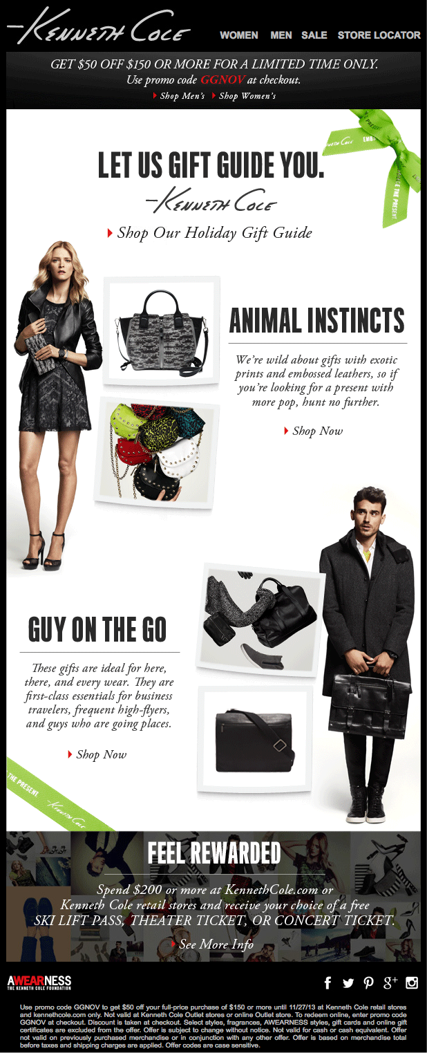 Kenneth Cole: Free Lift Pass or Ticket Printable Coupon