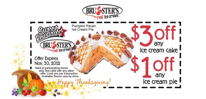 Brusters: $1-$3 off Printable Coupon