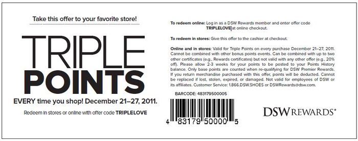 DSW Promo Coupon Codes and Printable Coupons