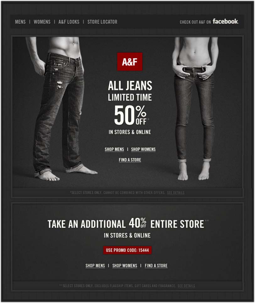 Abercrombie & Fitch: 40% off Everything Coupon