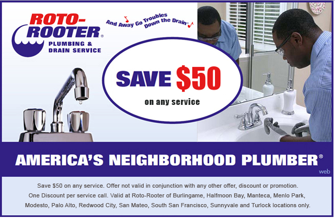 Roto Rooter: $50 off Service Printable Coupon