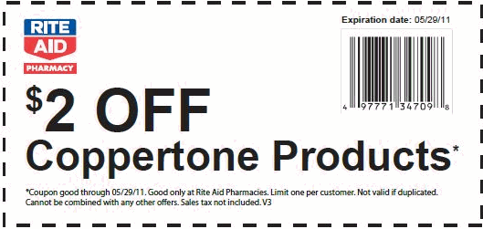 Rite Aid: $2 off Coppertone Printable Coupon