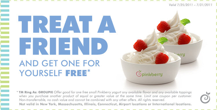 Pinkberry Promo Coupon Codes and Printable Coupons