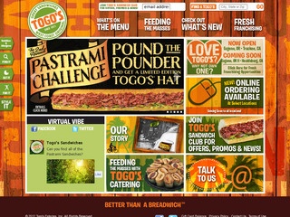 TOGO's Promo Coupon Codes and Printable Coupons
