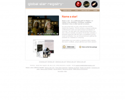 Global Star Registry Promo Coupon Codes and Printable Coupons
