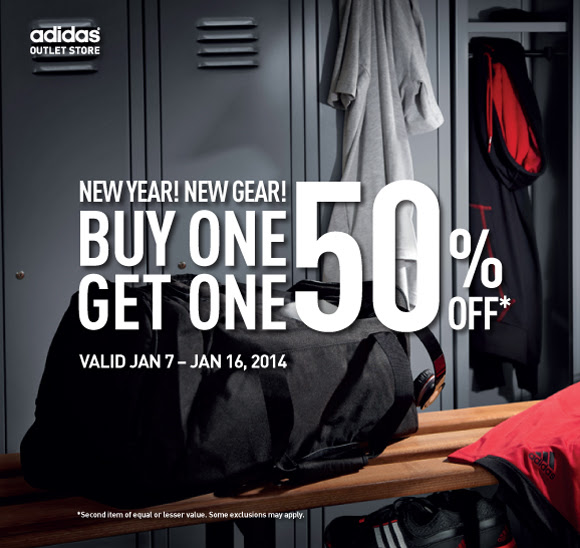 Adidas Outlet: BOGO 50% off Printable Coupon