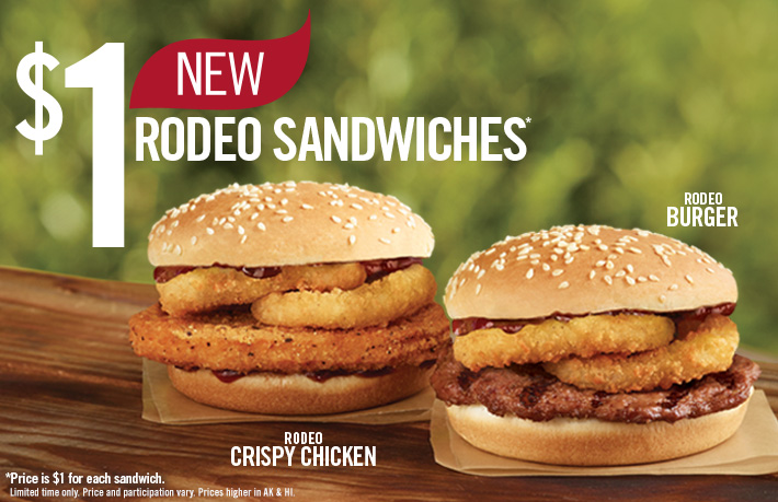 Burger King: $1 Rodeo Sandwiches Printable Coupon
