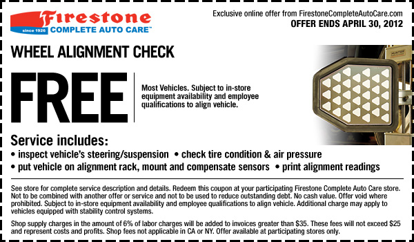 Firestone Lifetime Alignment Coupon 99 - Get Up To $100 Off - wide 1
