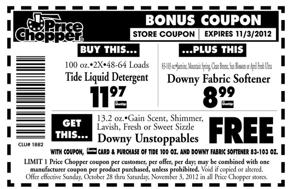 Price Chopper Promo Coupon Codes and Printable Coupons
