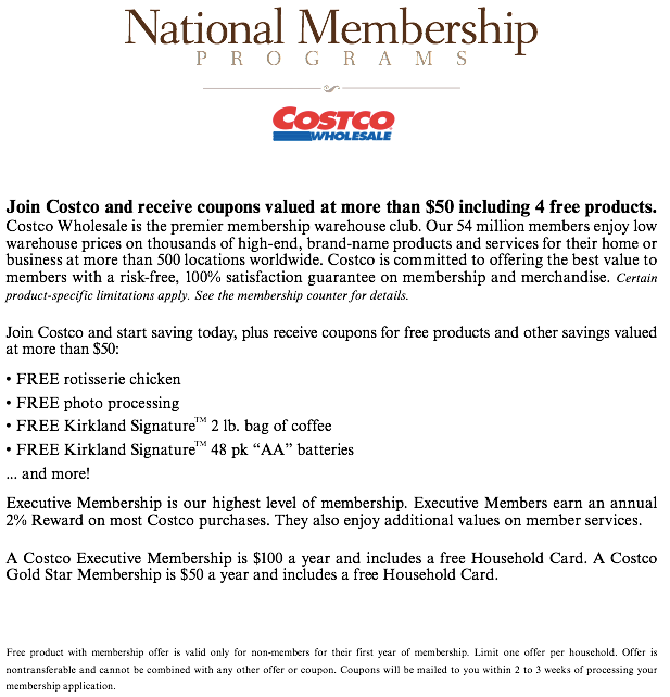 Costco Promo Coupon Codes and Printable Coupons