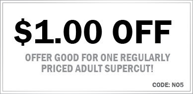 Supercuts: $1 off Printable Coupon