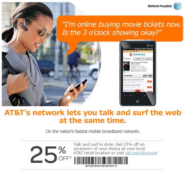 AT&T Promo Coupon Codes and Printable Coupons